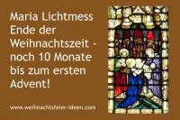 Mit Maria Lichtmess ist die Weihnachtszeit beendet - doch nach dem Fest ist vor dem Fest! Bild: Mit Maria Lichtmess ist die Weihnachtszeit beendet - doch nach dem Fest ist vor dem Fest!
