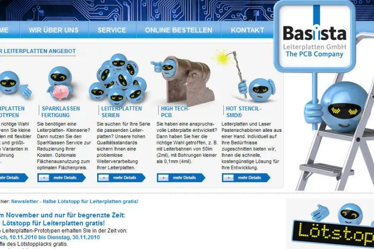 Bild: Halben Lötstopplack gratis für Leiterplatten-Prototypen