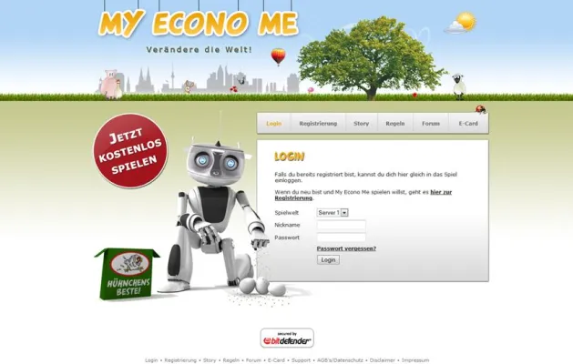 Bild: Verändere die Welt mit „My Econo Me“ - Start der Open Beta Phase am 6.2.2011