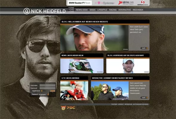 Bild: Nick Heidfeld startet durch