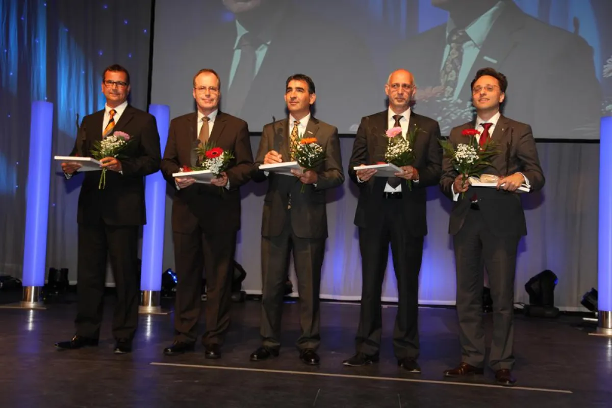 Die Finalisten 2012, Rheinland-Pfalz/Saarland. Mitte: Frank Schneider