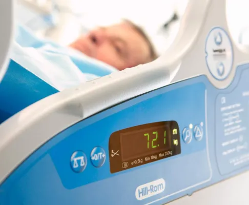 Bild: Innovative Wiegeeinrichtung - Hill-Rom wertet AvantGuard 1600 weiter auf