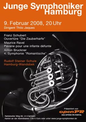 Bild: Junge Symphoniker Hamburg und openPR laden zum Klassik-Konzert ein