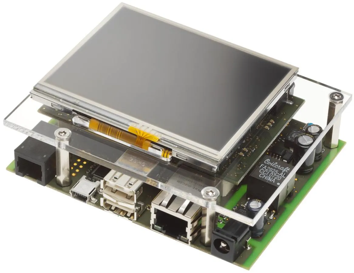 Neue Embedded Linux Plattform ?Hammerhead?: Entwicklungskit HEK1 mit PoE fähigem  Embedded Linux Board, FPGA und Touchscreen ab sofort erhältlich.