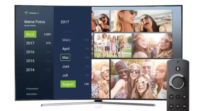 Bild: „On fire“: Hamburger Unternehmen präsentiert exklusiven Foto-Viewer für die freenet Cloud auf Fire TV