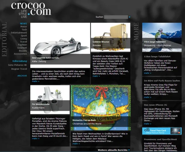 crocoo.com präsentiert exklusiv das Magazin der Premium-Marke „Käfer“ ab sofort online Bild: crocoo.com präsentiert exklusiv das Magazin der Premium-Marke „Käfer“ ab sofort online