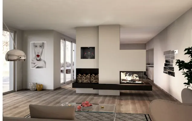 Bild: Kamine und Kachelöfen: Wärme und Wohligkeit bei niedrigen Kosten