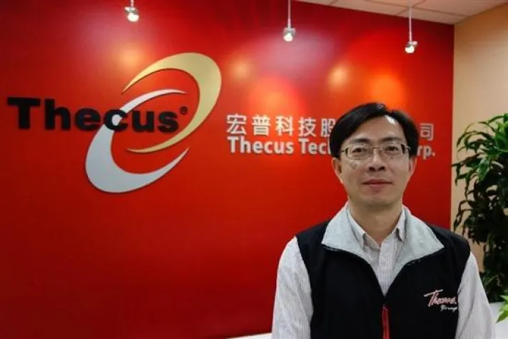 Bild: Interview von John Tsai, Vice President Thecus Marketing, für den Microsoft’s TechNet Blog