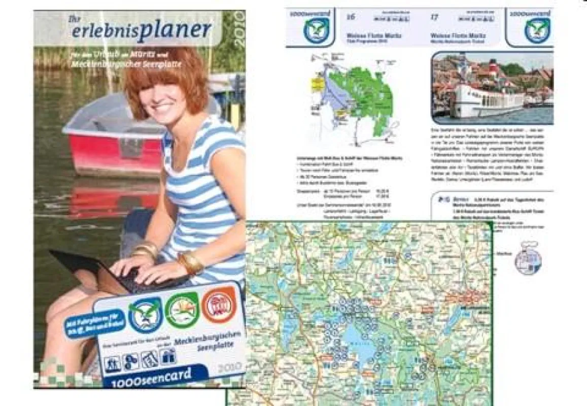 Die 1000SeenCard 2010 - Erlebnisplaner & Fahrplan durch den urlaub