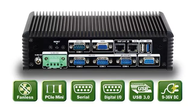 Bild: Der Allrounder unter den Box-PCs - ECW-281BWD-BTi