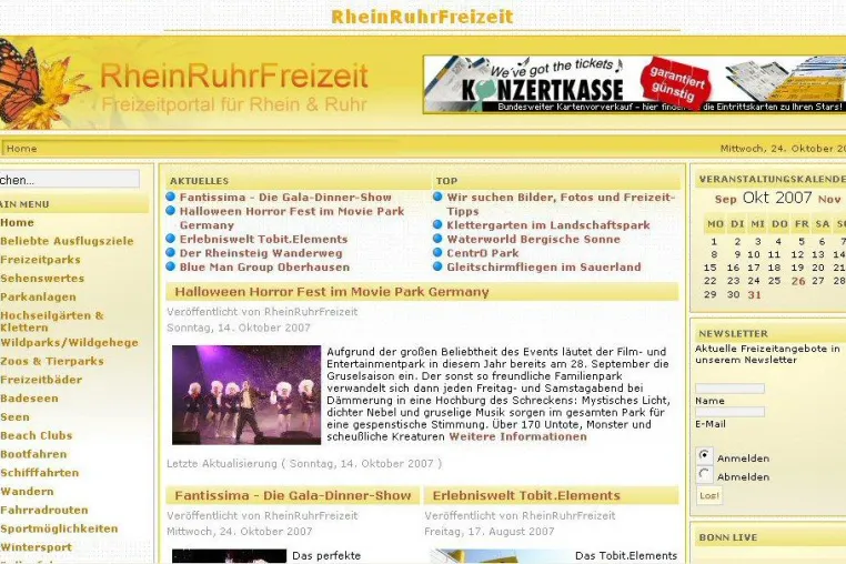 Freizeitangebote an Rhein und Ruhr Bild: Freizeitangebote an Rhein und Ruhr