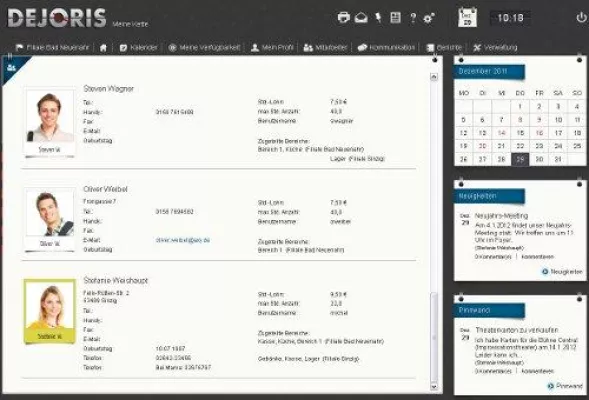 Bild: Viele neue Funktionen und ein neuer Name für den Online-Dienstplaner - aus "Unser Dienstplan" wird "DEJORIS"