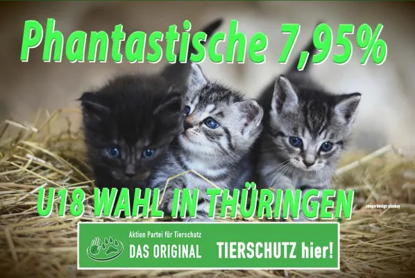 Bild: TIERSCHUTZ hier! stärker als SPD oder FDP