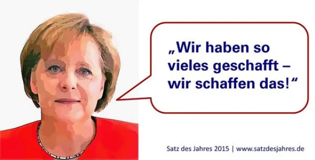 Bild: Angela Merkel hat es geschafft: Satz des Jahres 2015 stammt von der Kanzlerin