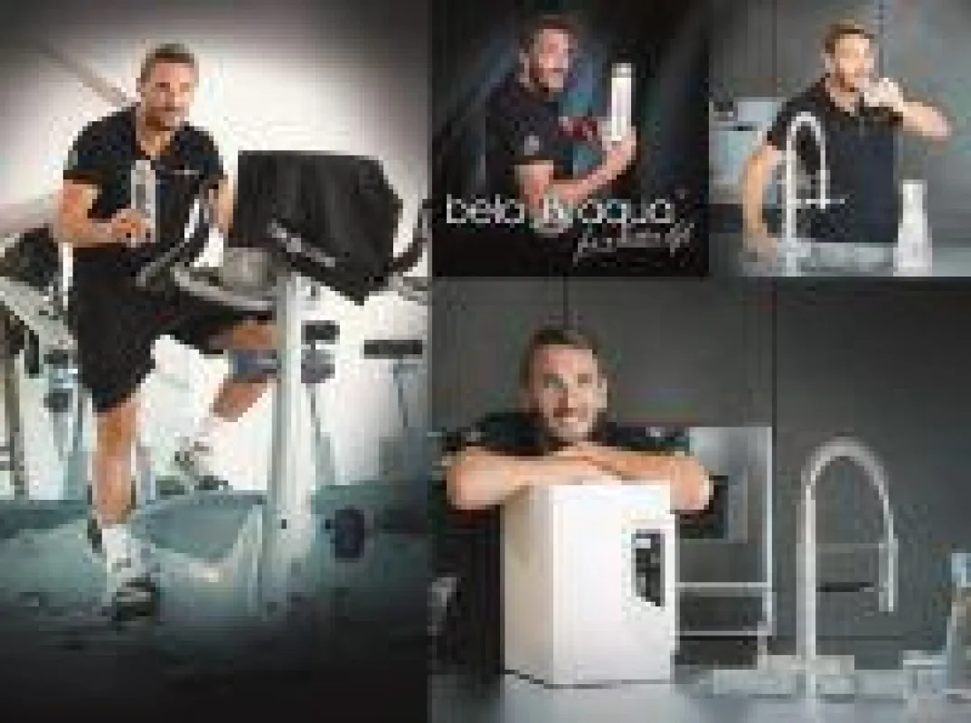 Mark Keller überzeugt die Reinheit des bela•aqua® Trinkwassers