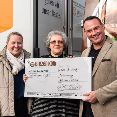 Bild: Von der Brezenliebe zur Nachbarschaftshilfe: Brezen Kolb unterstützt die Nürnberger Tafel