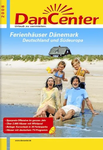 DanCenter Kataloge 2008 ab sofort erhältlich Ferienhausurlaub mit Komfort in Skandinavien und Deutschland Bild: DanCenter Kataloge 2008 ab sofort erhältlich Ferienhausurlaub mit Komfort in Skandinavien und Deutschland
