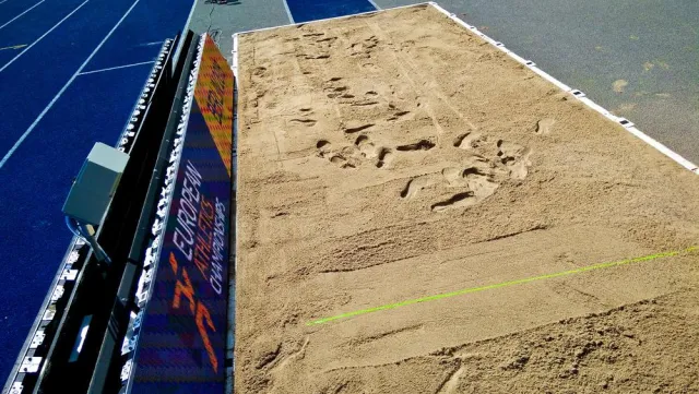 Bild: MediaLas GmbH aus Balingen stattet Leichtathletik EM mit Lasertechnik aus