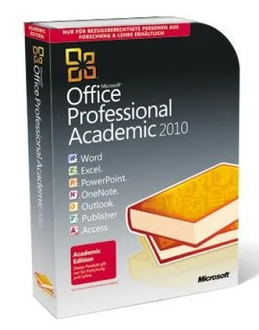 Bild: Microsoft Office Professional Academic 2010 jetzt bequem online kaufen