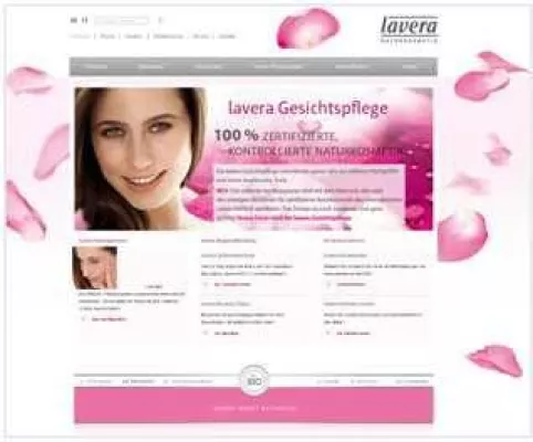 Bild: lavera-Website mit neuem Auftritt: Neues Design, neuer Aufbau, neues Look & Feel