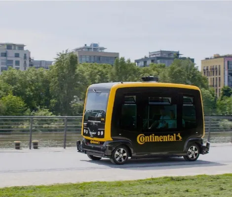 Bild: "Robo-Taxis": Pilotprojekt zur autonomen Personenbeförderung mit Continental-Technologie