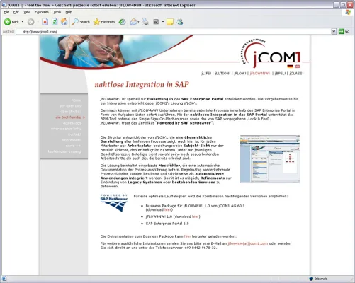 Bild: jCOM1 erhält die Zertifizierung -Powered by SAP NetWeaver-