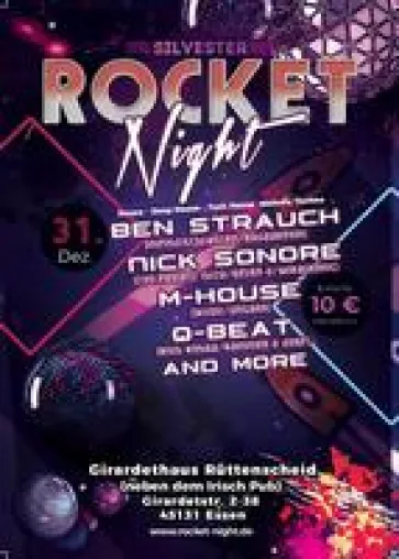 Rocket-Night - ab ins neue Jahr! Bild: Rocket-Night - ab ins neue Jahr!
