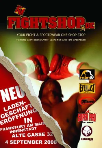 Bild: Eröffnung Fightshop.de Store für Kampfsportler in Frankfurt