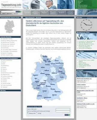 Bild: Deutschland, Zeitungsland - Tageszeitung.info führt durch den einzigartigen deutschen Blätterwald