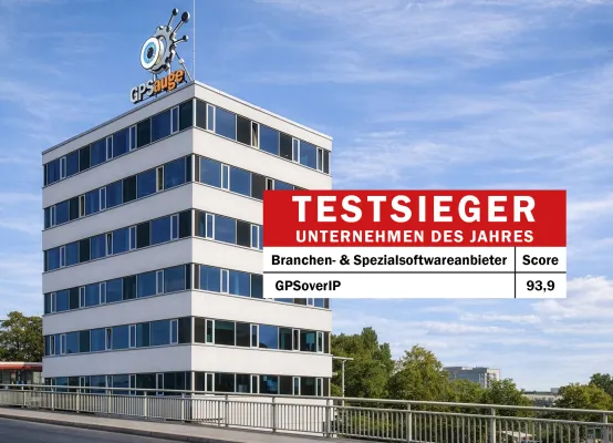 Bild: GPSoverIP als „Unternehmen des Jahres 2026“ ausgezeichnet