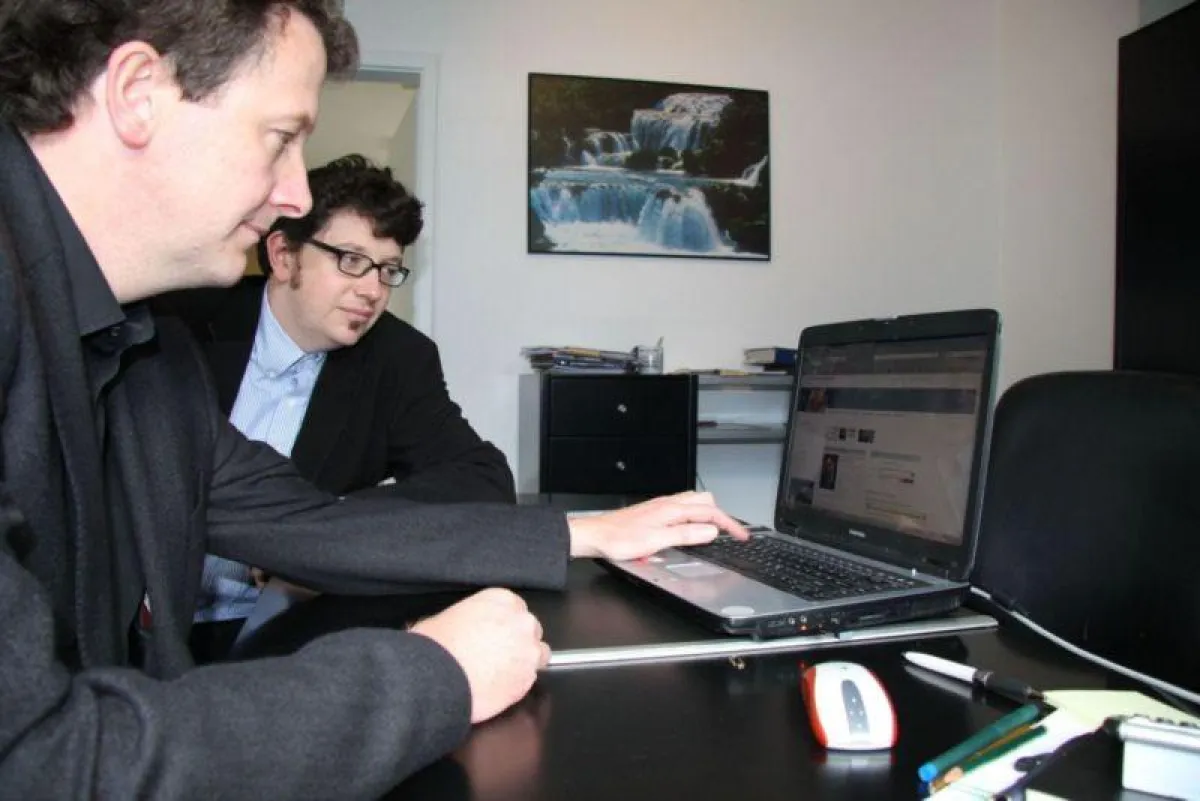 Börsenbetreiber Jens (links) und Dirk Olbrich