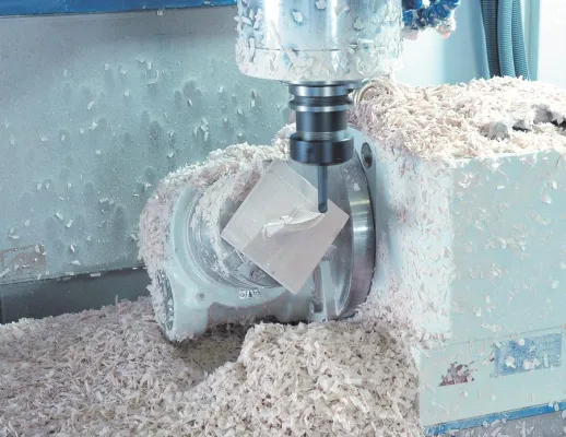 5-Achs-Simultanfräsen mit der KNUTH-Steuerung GPlus 450 auf der Metav in Düsseldorf 23. - 27. Februar 2010 Bild: 5-Achs-Simultanfräsen mit der KNUTH-Steuerung GPlus 450 auf der Metav in Düsseldorf 23. - 27. Februar 2010