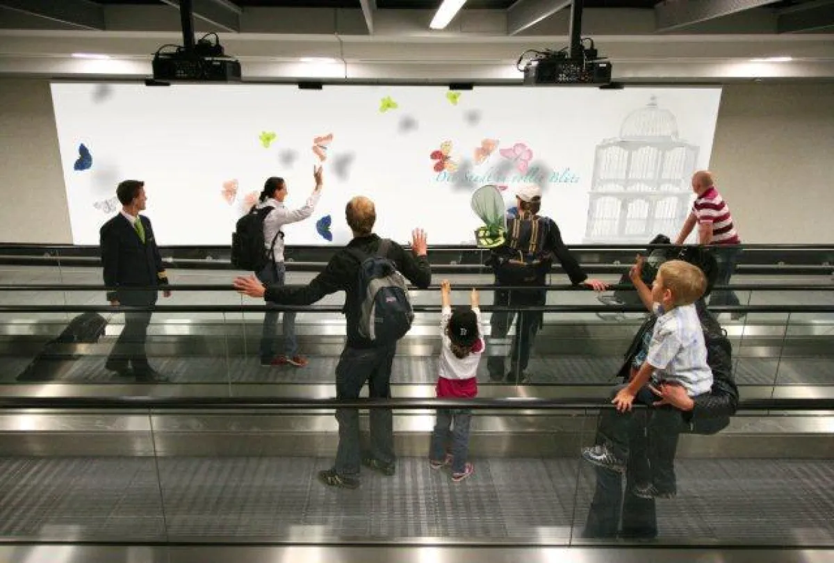 ZiiCON-ad am Flughafen Wien