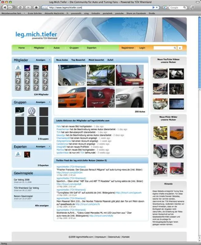 Screenshot www.legmichtiefer.com