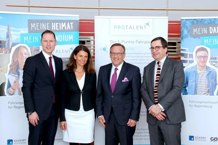 Bild: Pressekonferenz zum Bewerbungsstart für PROTALENT-Stipendium