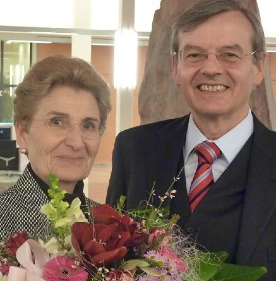 Professor Dr. Helmut Gohlke mit Gattin Frau Dr. Christa Gohlke-Bärwolf