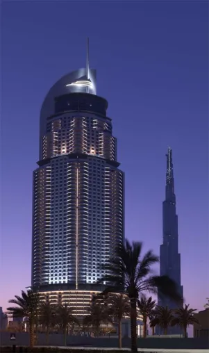 Bild: Die erste globale Fünf-Sterne-Hotelkette aus Dubai eröffnet Flagship-Hotel - "The Address, Downtown Burj Dubai"