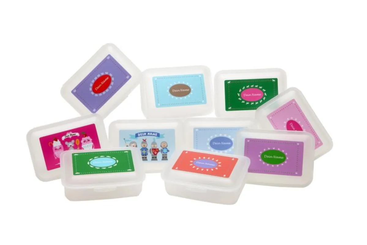 Mein Essen gehört mir - stylishe Lunchbox mit Namen