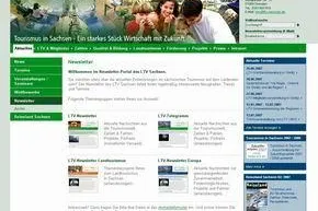 Bild: Neues Portal des Landestourismusverband Sachsen online