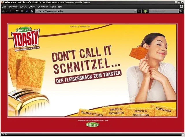 Bild: WDS New Media bringt den "Fleischsnack zum Toasten" ins Internet