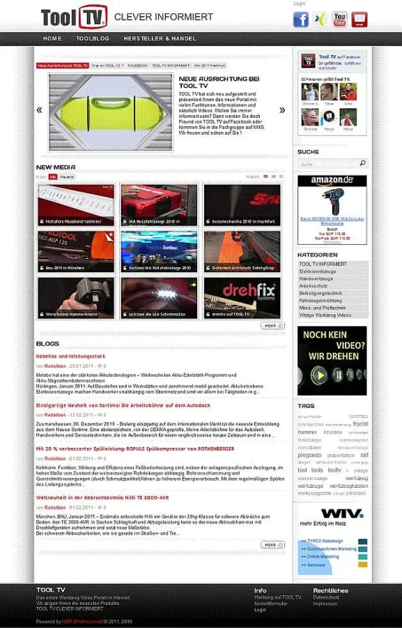 RELAUNCH TOOL TV Werkzeug Video Portal