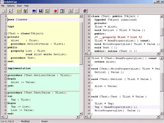 Delphi2Cpp 1.2.0: konvertiert Delphi-Code auch für Visual C++ und gcc Bild: Delphi2Cpp 1.2.0: konvertiert Delphi-Code auch für Visual C++ und gcc