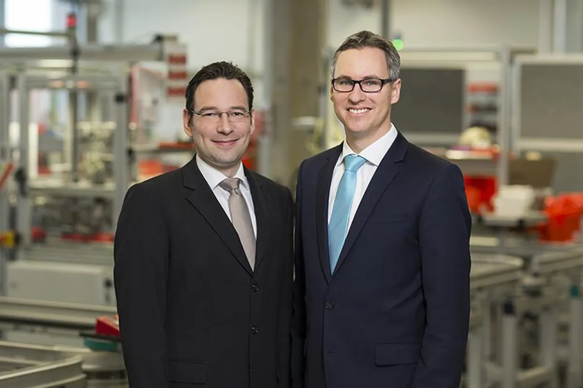 COO Christian Köstler (links), CEO Dr. Philipp Dehn (rechts)