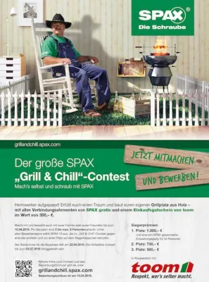 Bild: SPAX ruft zum großen „Grill & Chill“-Contest 2016 auf