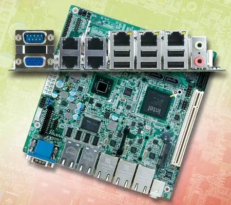 Bild: Mini-ITX Mainboard mit drei GLAN