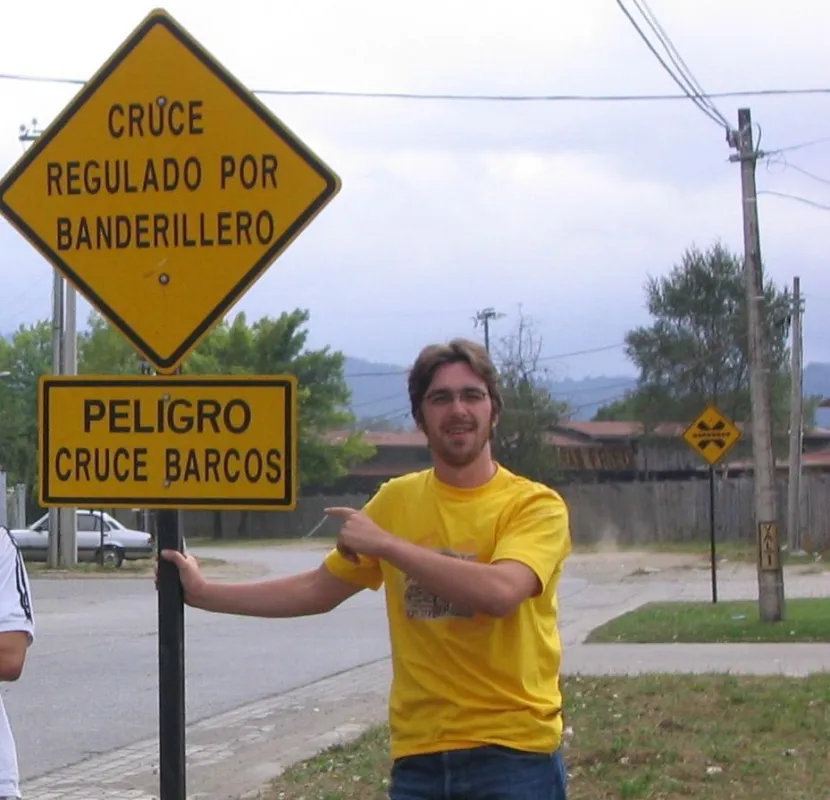 Björn Brandt, Auslandspraktikant in Chile