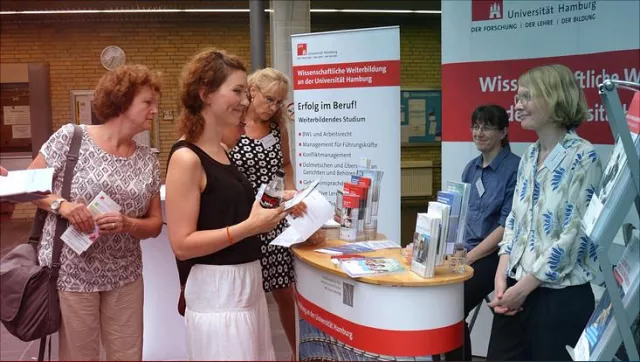 Bild: Infotage zu Weiterbildung und Kontaktstudium an der Universität Hamburg am 8. und 9. März 2018