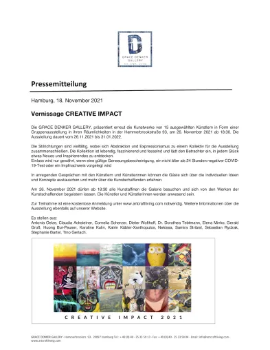 Bild: CREATIVE IMPACT Kunst aus ganz Deutschland