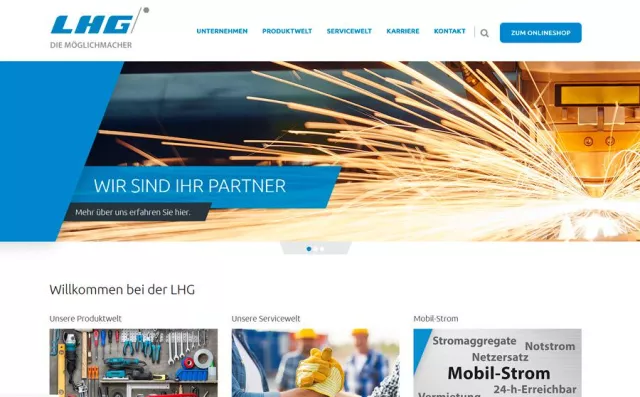Bild: Neuer Internetauftritt der LHG