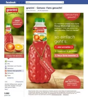 Bild: BBH sorgt für granini-Fans auf Facebook